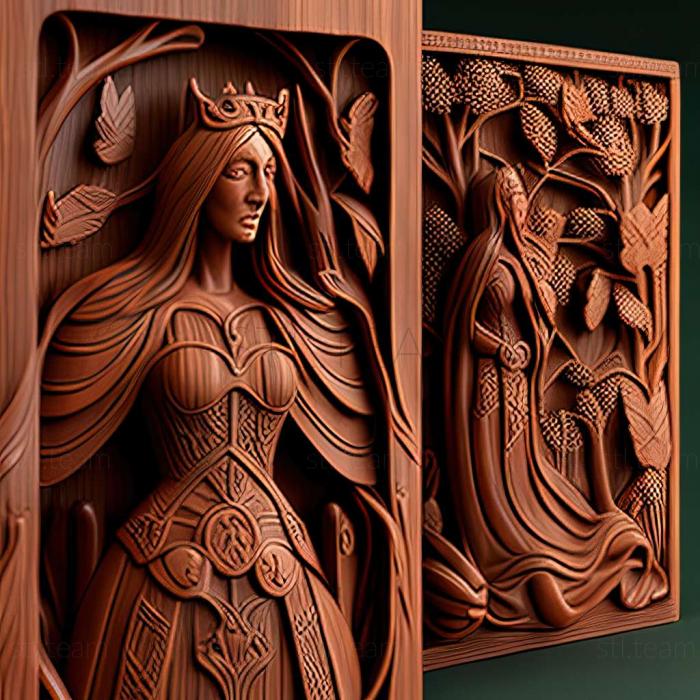 3D модель Гра CastleStorm The Warrior Queen (STL)